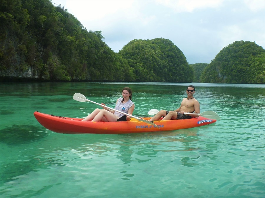 Ilhas Rochosas em Palau