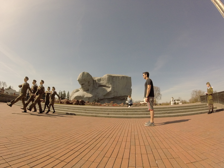 Soviet-Soldier-Brest-Fortress Changing Guard