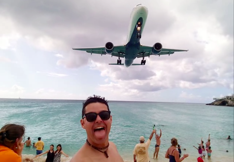 Saint Martin Maho Beach Plane