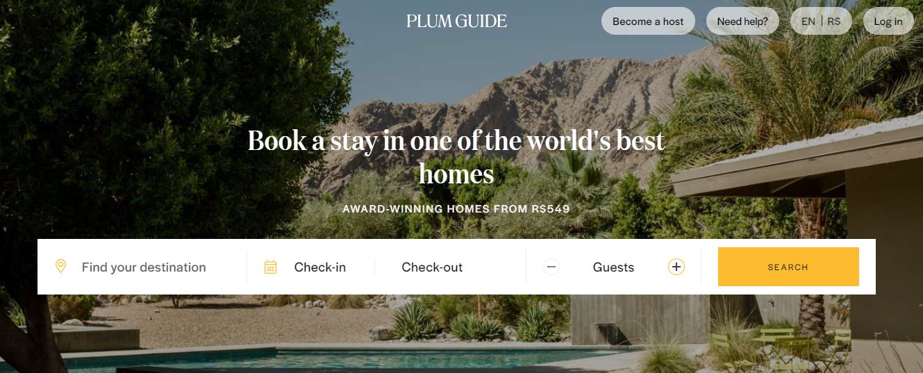 Finding Accommodations - Plum guide