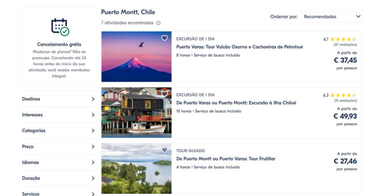 7 Stops in 1 Day Itinerary From Puerto Montt or Puerto Varas (For Cruise Stop)
