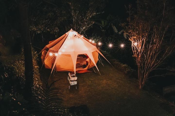Some of the family-friendly campgrounds near San Diego feature glamping.