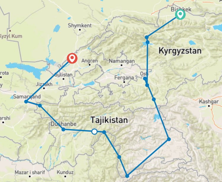 Tour Central Asia