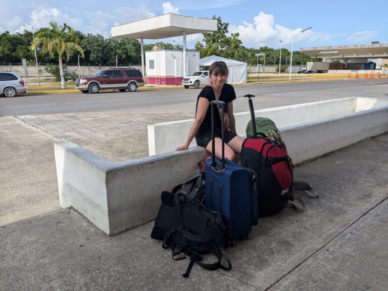 Traveling with too many bags