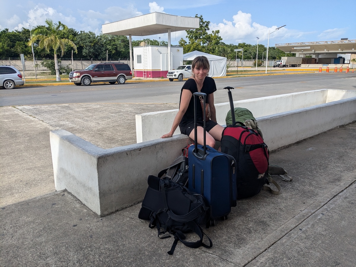 Traveling with too many bags