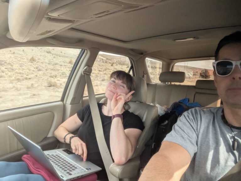 working on a roadtrip