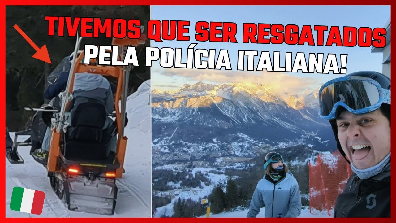 COMO É ESQUIAR NA SEDE DAS OLÍMPICAS DE INVERNO DE 2026 ECONOMIZANDO! CORTINA D'AMPEZZO TOUR, ITÁLIA